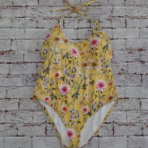 Lucky Brand One Piece Floral  Swimsuit Size 1X